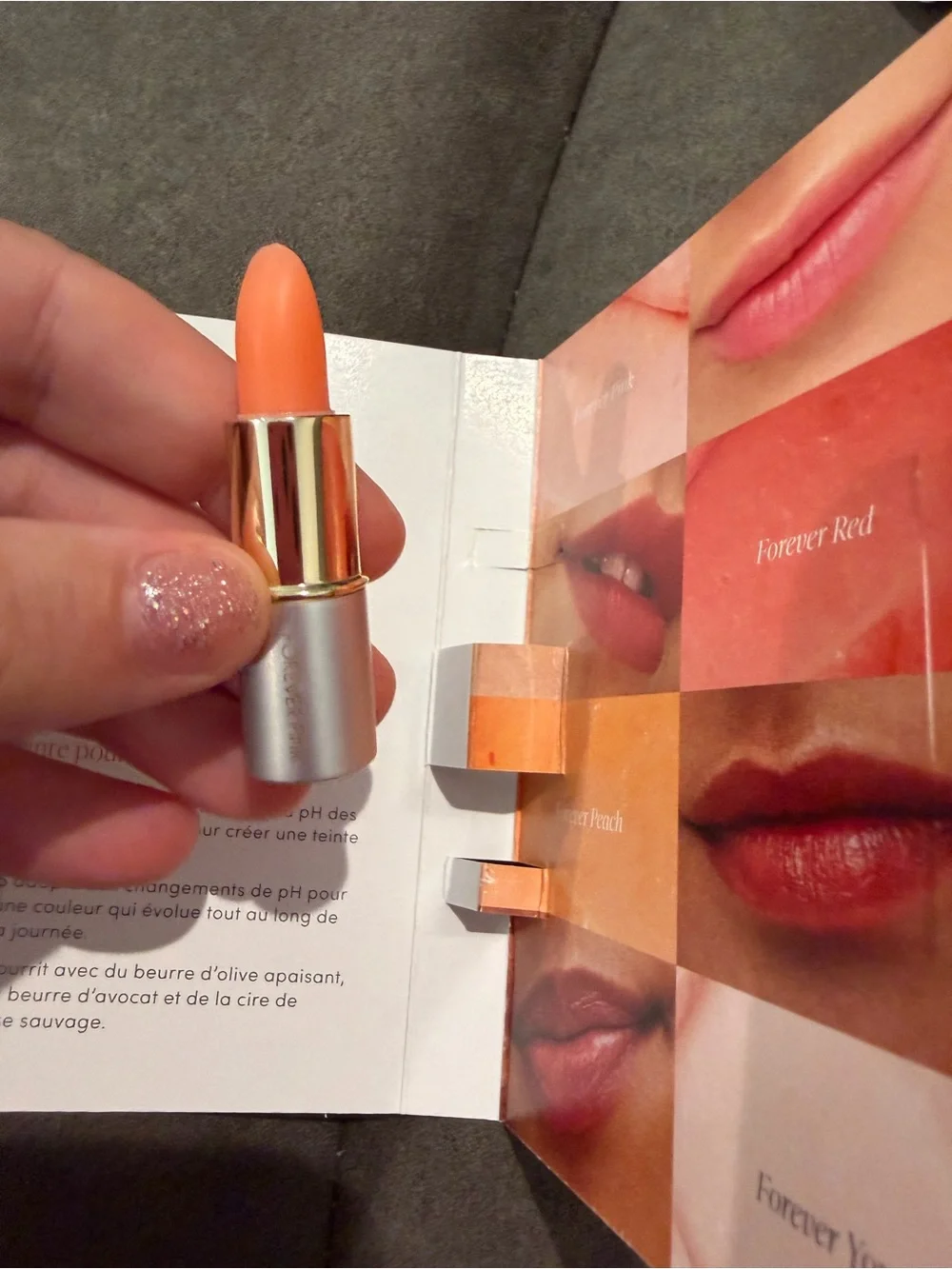 New jane iredale Creamy Peach Lipstick mini